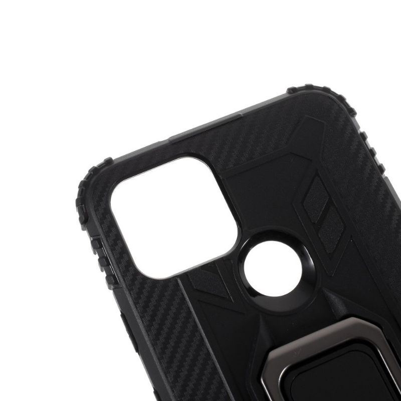 Deksel Til Google Pixel 5 Anti-fall Karbonlook Med Støttering