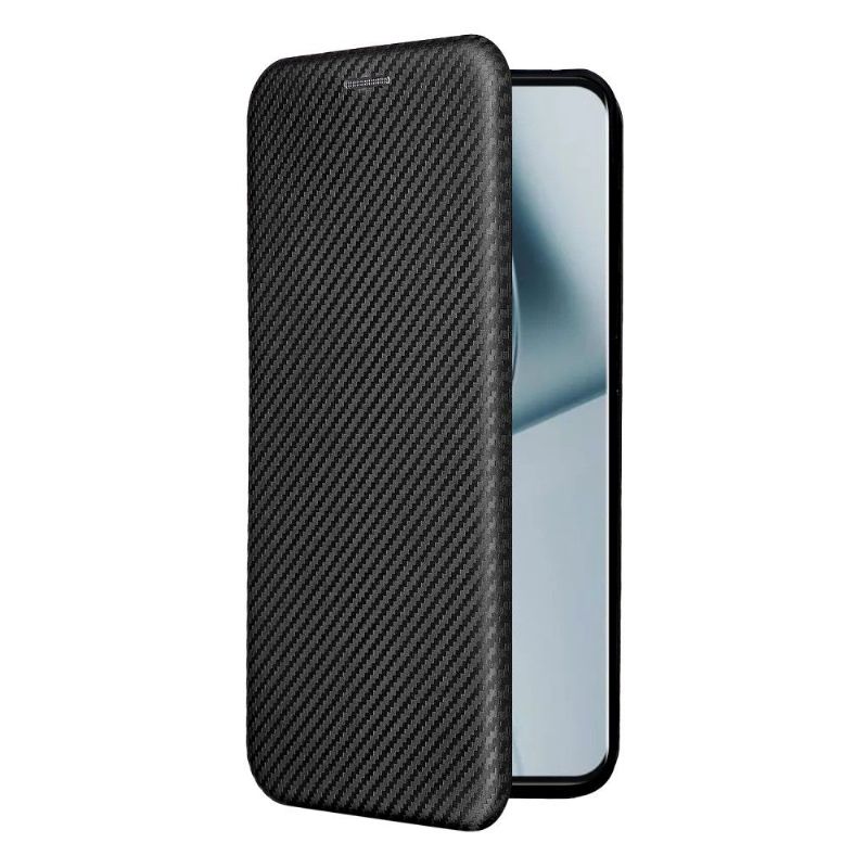Folio Deksel Til OnePlus 10 Pro Carbon Fiber Leathette