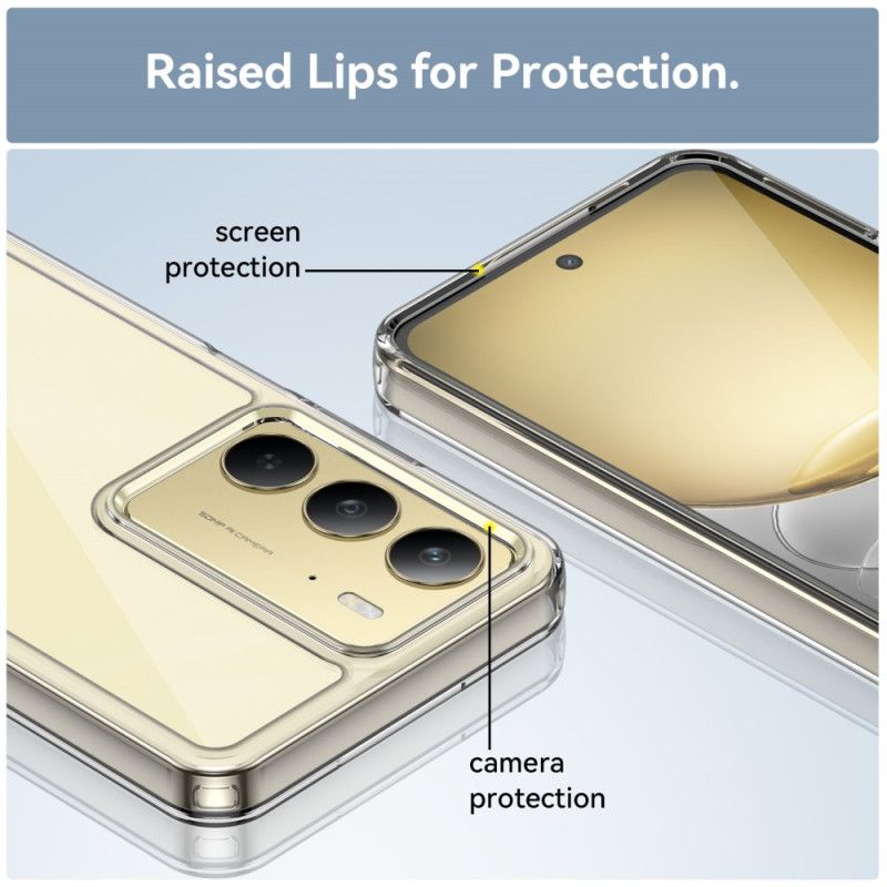 Deksel Realme C75 Gjennomsiktig Med Skjermbeskytter I Herdet Glass