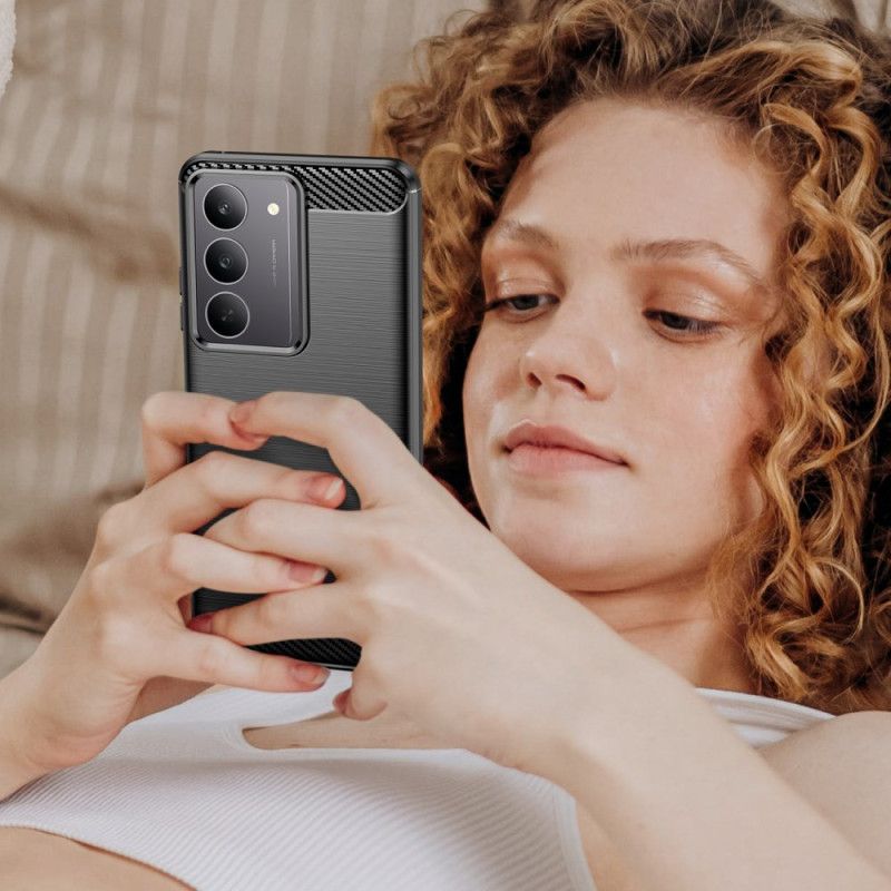 Deksel Realme C75 Mobildeksel Børstet Karbonfiber