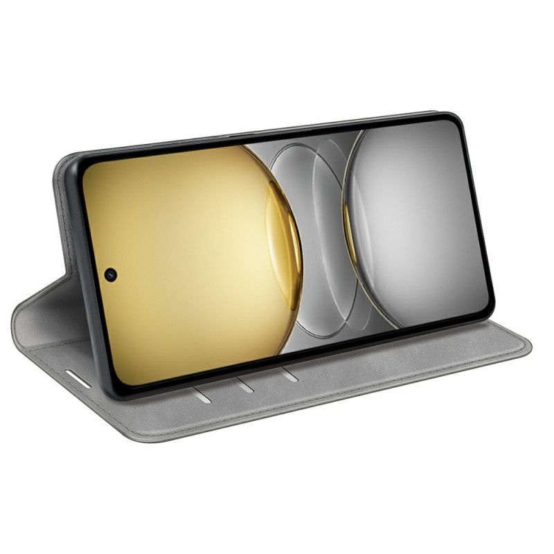 Folio Deksel Realme C75 Skinnstil