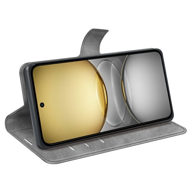 Folio Deksel Realme C75 Skinnstil