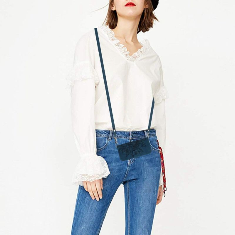 Folio Deksel Realme C75 Skulderveske Med Sommerfugltrykk