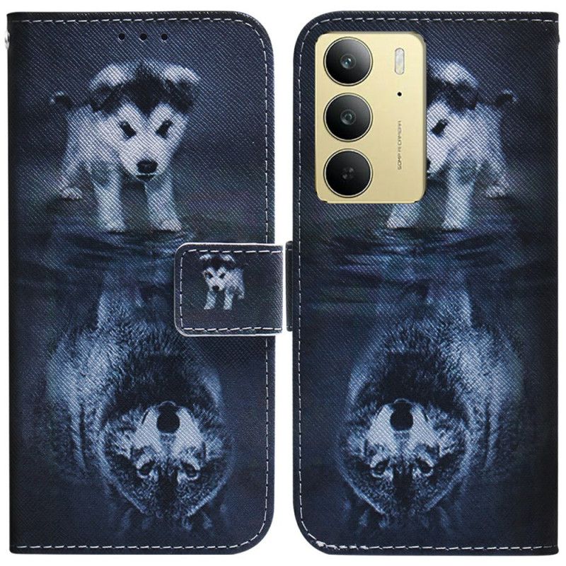 Folio Deksel Realme C75 Valpedrøm Beskyttelse Deksel