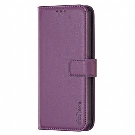 Folio Deksel Til Realme C75 Binfen Farge Fuskeskinn