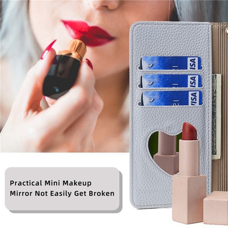 Folio Deksel Til Realme C75 Hel Lommebok Med Kjede