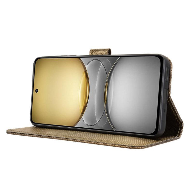 Folio Deksel Til Realme C75 Prikkereim