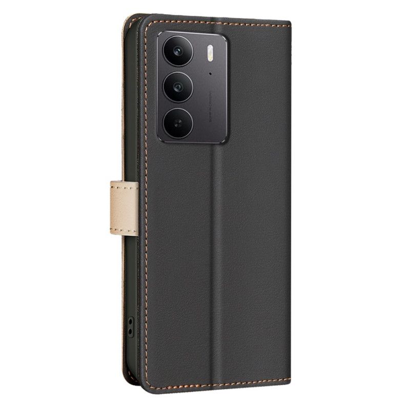 Folio Deksel Til Realme C75 Tofarget Binfen-farge