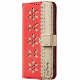 Lærdeksel Folio Deksel Realme C75 Binfen Color Blomstermønster