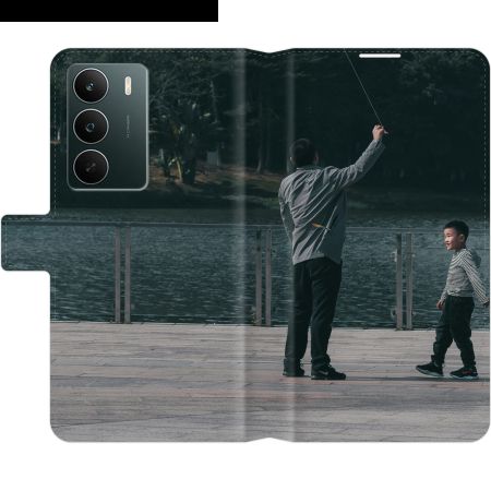 Lærdeksel Folio Deksel Realme C75 Mobildeksel Kreativ