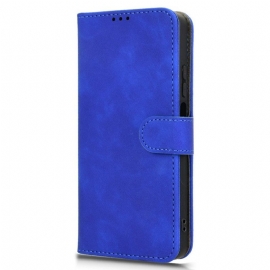 Lærdeksel Folio Deksel Realme C75 Mobildeksel Semsket Skinneffekt