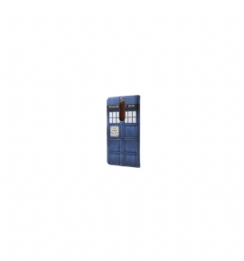 Folio Deksel Til Nokia 5.1 Anti-fall Doctor Who Police Box Card Holder