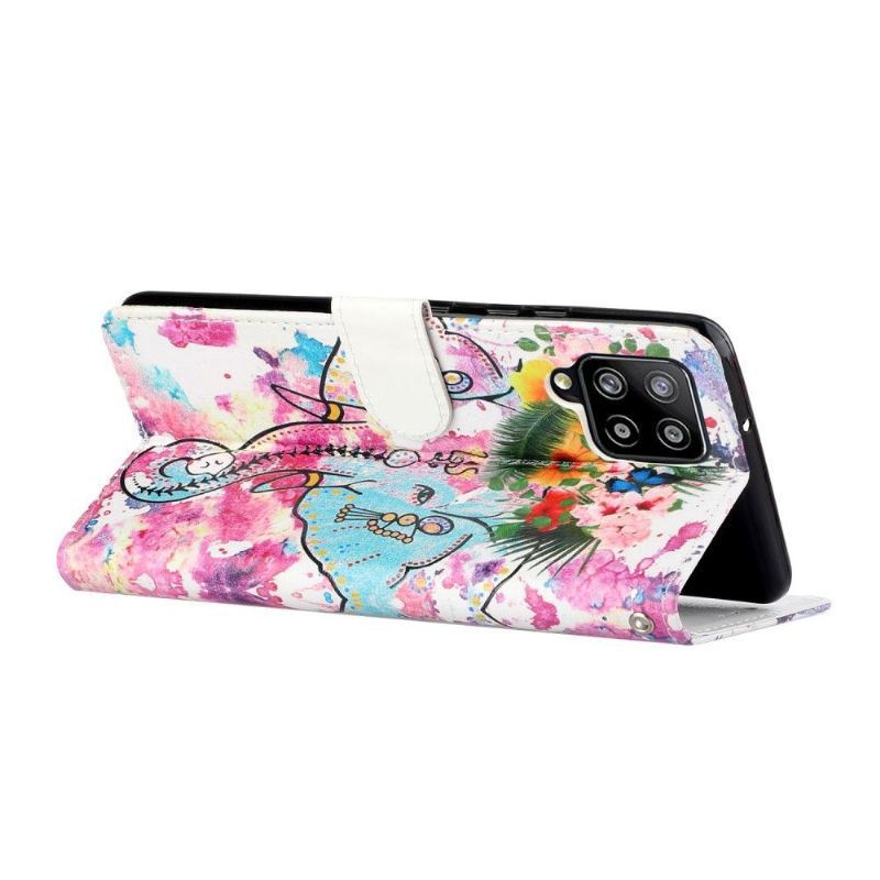 Folio Deksel Til Samsung Galaxy A42 5G Tropisk Elefant