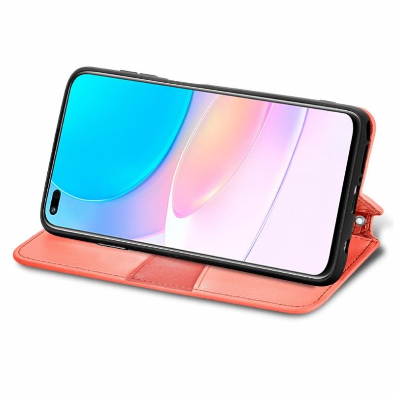 Folio Deksel Til Huawei Nova 8i / Honor 50 Lite Lærdeksel Flip Chic Mandala