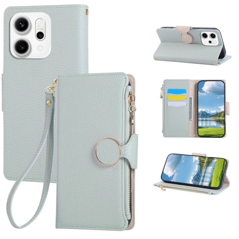 Folio Deksel Oppo Reno 14 5g Glidelåslommebok