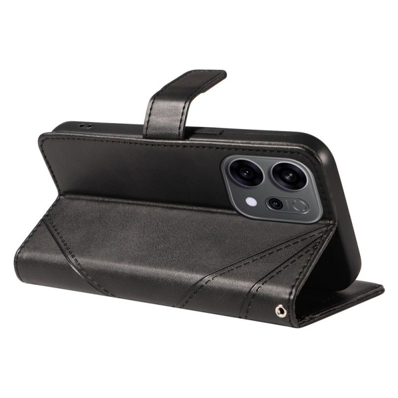 Folio Deksel Oppo Reno 14 5g Tofargede Linjer