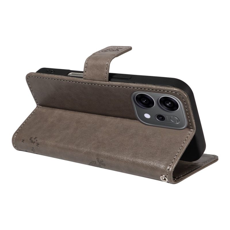 Folio Deksel Oppo Reno 14 5g Tre Og Katt