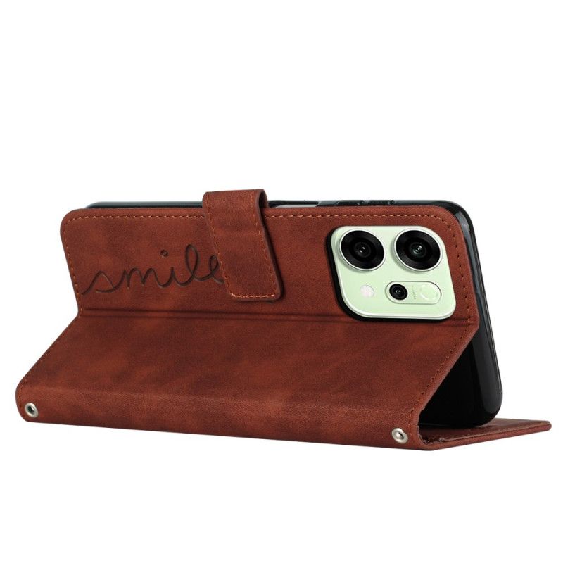 Folio Deksel Til Oppo Reno 14 5g Smil