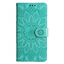 Folio Deksel Til Xiaomi 13 Pro Mandala Sun Med Snor