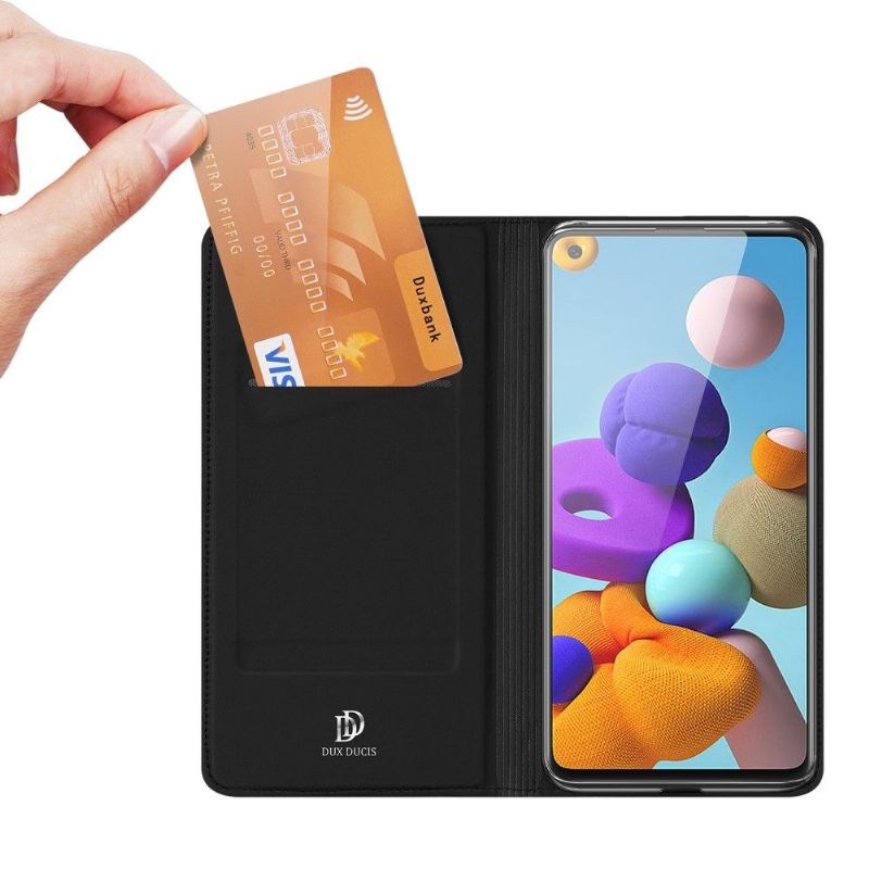 Folio Deksel Til Samsung Galaxy A21s Satengbelegg