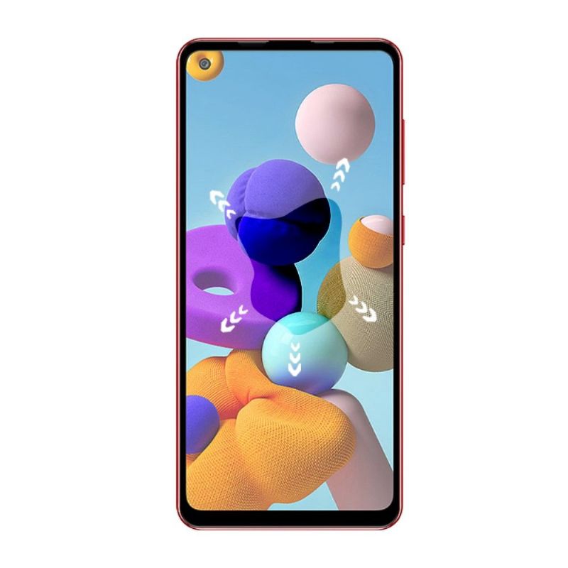 Samsung Galaxy A21S Skjermbeskytter I Herdet Glass I Full Størrelse