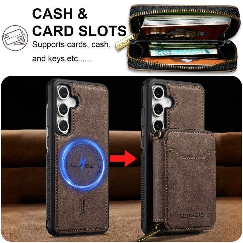 Deksel Samsung Galaxy S26 Avtakbar Magnetisk Lommebok Lc.imeeke