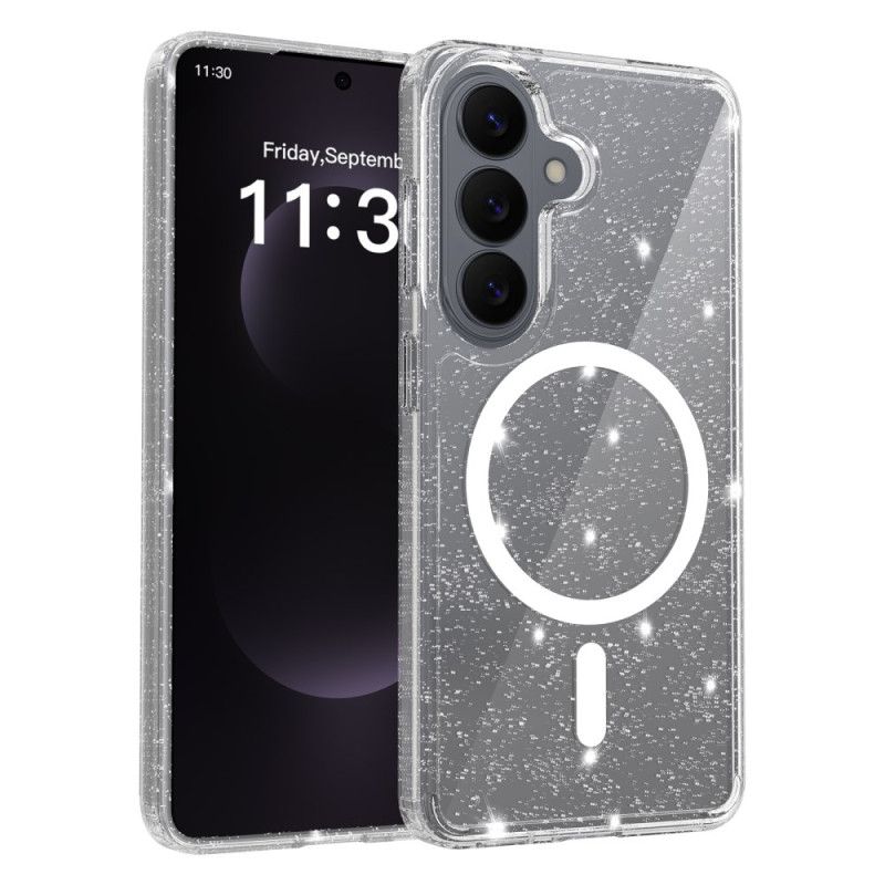 Deksel Samsung Galaxy S26 Glitter Magnetisk Lommebok