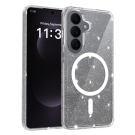 Deksel Samsung Galaxy S26 Glitter Magnetisk Lommebok