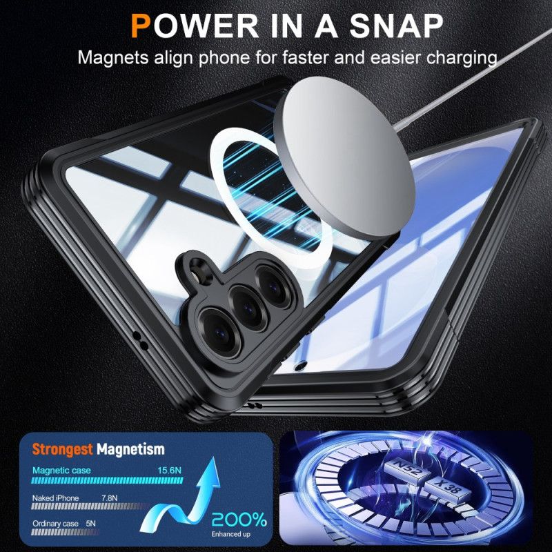 Deksel Samsung Galaxy S26 Magnetisk Med Beskyttelsesfilm I Herdet Glass