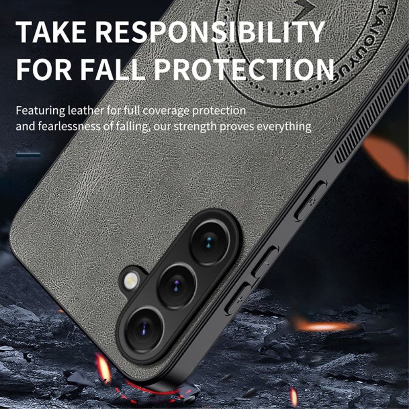 Deksel Samsung Galaxy S26 Magnetisk Nappatekstur