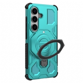 Deksel Samsung Galaxy S26 Mobildeksel Robust Med Roterende Metallstativ