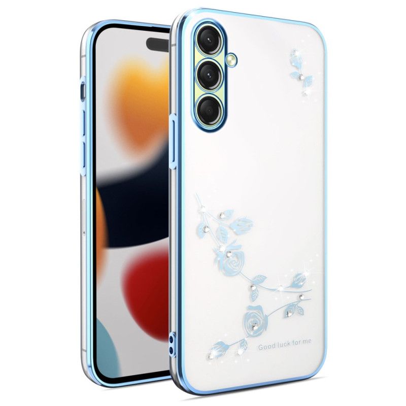Deksel Samsung Galaxy S26 Mobildeksel Strass Og Blomster Kadem