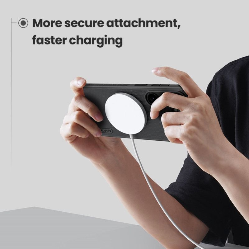 Deksel Samsung Galaxy S26 Nillkin Super Frosted Shield Magnetisk Lommebok Beskyttelse Deksel