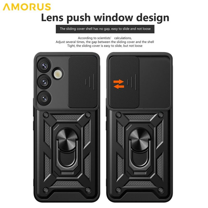 Deksel Samsung Galaxy S26 Skyvbart Kameradeksel Og Integrert Stativ Beskyttelse Deksel