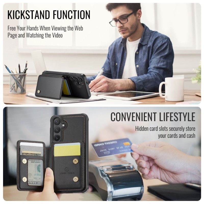 Deksel Til Samsung Galaxy S26 Jeehood Magnetisk Kortholder