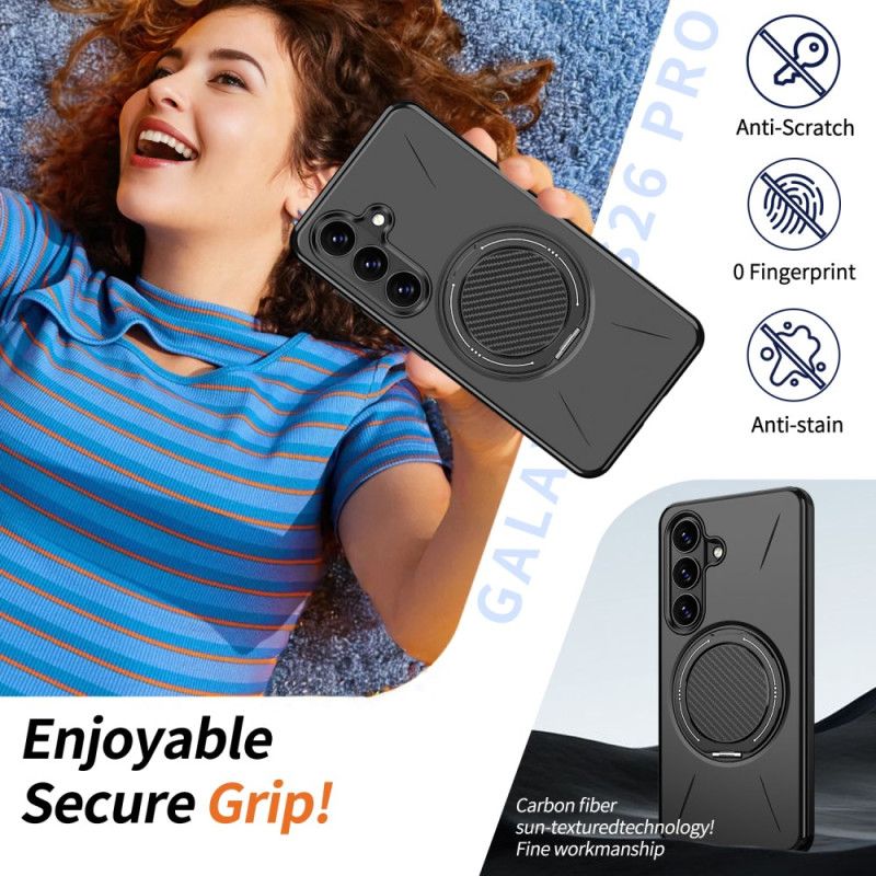 Deksel Til Samsung Galaxy S26 Magnetisk Med Roterende Stativ