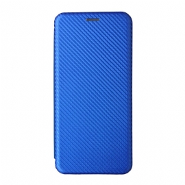 Folio Deksel Lær Samsung Galaxy S26 Fibertekstur Karbon