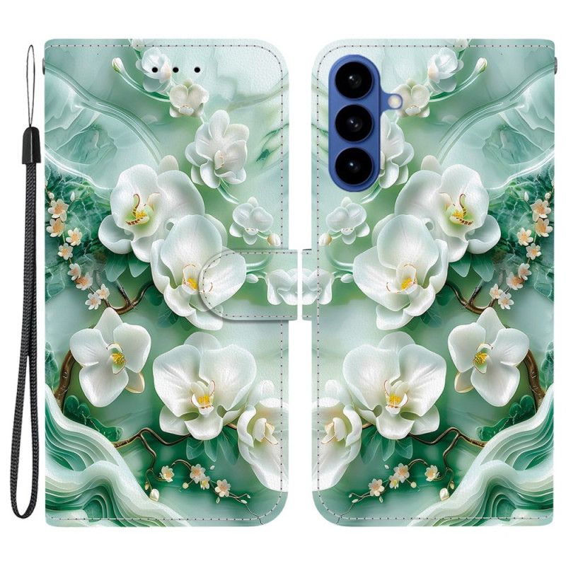 Folio Deksel Samsung Galaxy S26 Jadeblomster