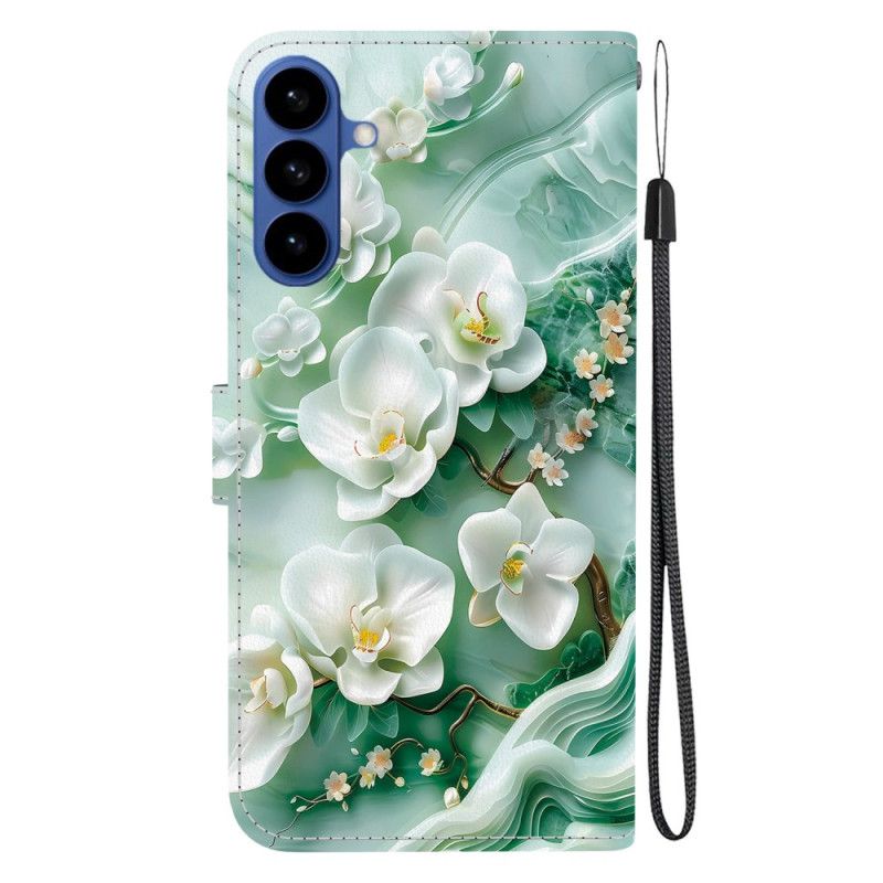 Folio Deksel Samsung Galaxy S26 Jadeblomster