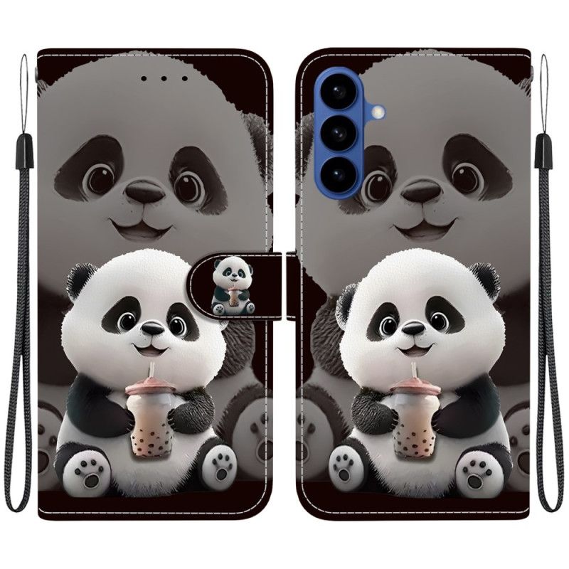 Folio Deksel Samsung Galaxy S26 Lille Panda Beskyttelse Deksel