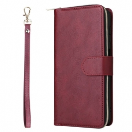 Folio Deksel Samsung Galaxy S26 Lommebok Med Glidelås