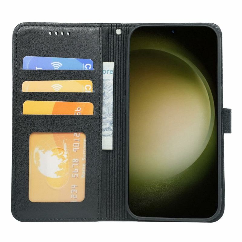 Folio Deksel Samsung Galaxy S26 Magnetisk Lukking Og Håndleddsrem Beskyttelse Deksel