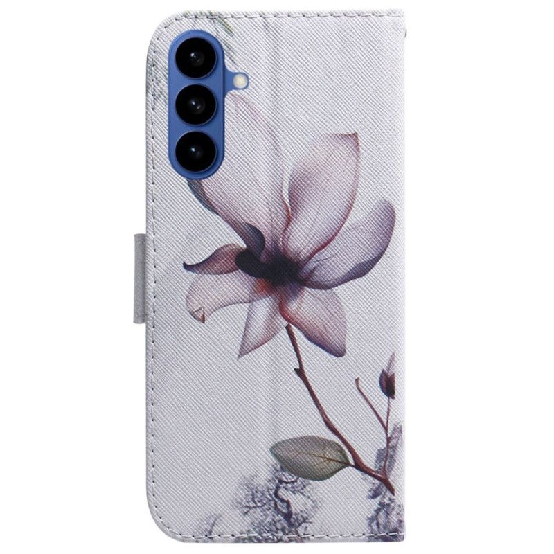 Folio Deksel Samsung Galaxy S26 Rosa Blomst