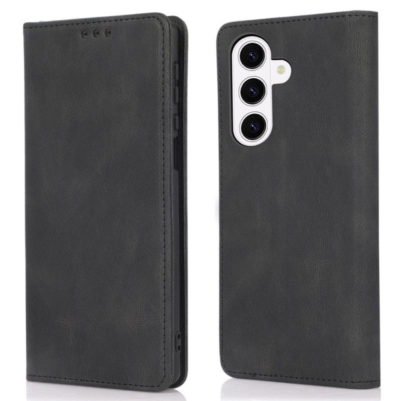 Folio Deksel Samsung Galaxy S26 Semsket Skinneffekt Beskyttelse Deksel