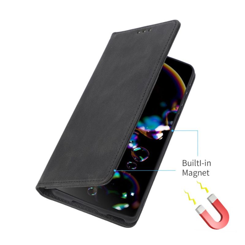 Folio Deksel Samsung Galaxy S26 Semsket Skinneffekt Beskyttelse Deksel