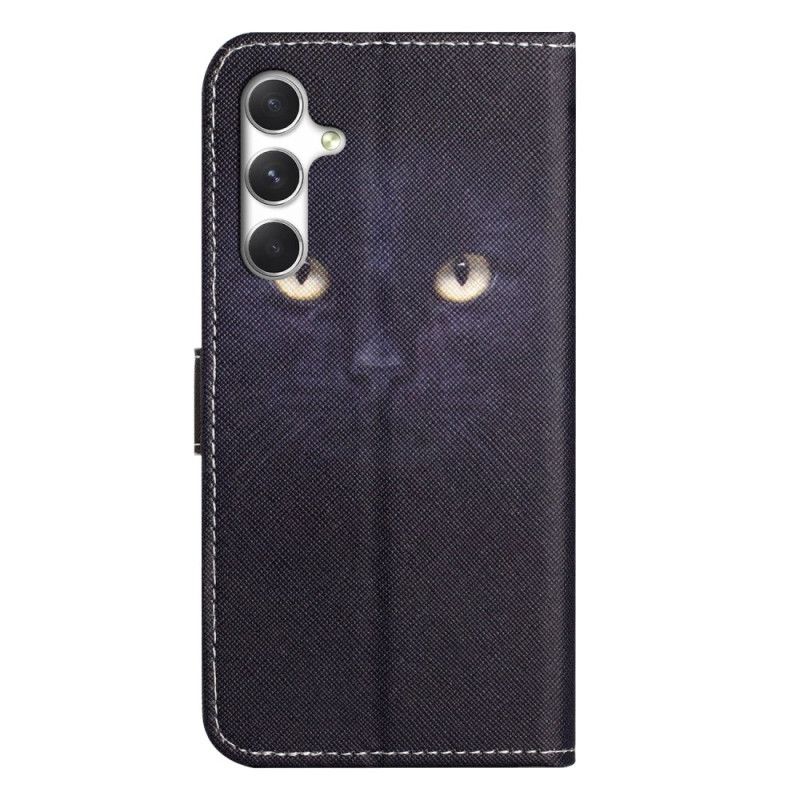 Folio Deksel Samsung Galaxy S26 Svart Katt Beskyttelse Deksel