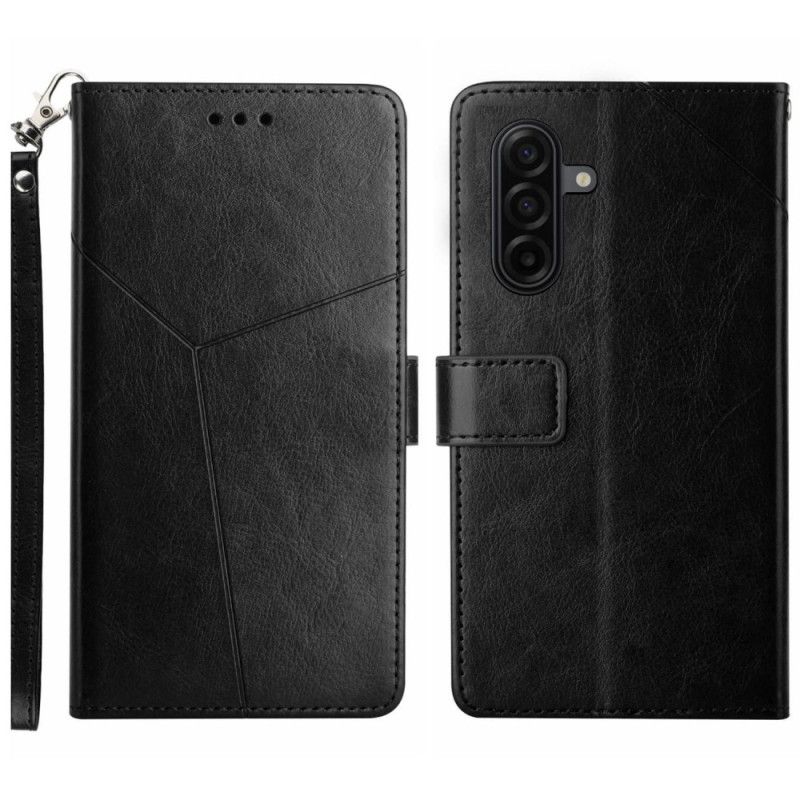 Folio Deksel Samsung Galaxy S26 Y-design Med Stropp Beskyttelse Deksel