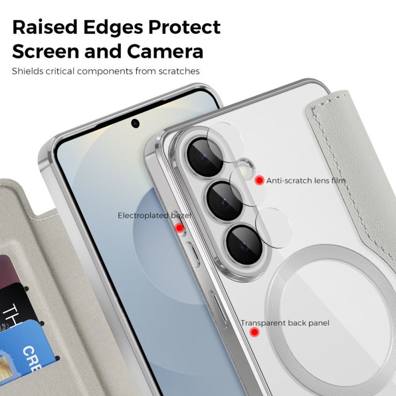 Folio Deksel Til Samsung Galaxy S26 Magnetisk Med Kortholder Og Rfid-beskyttelse