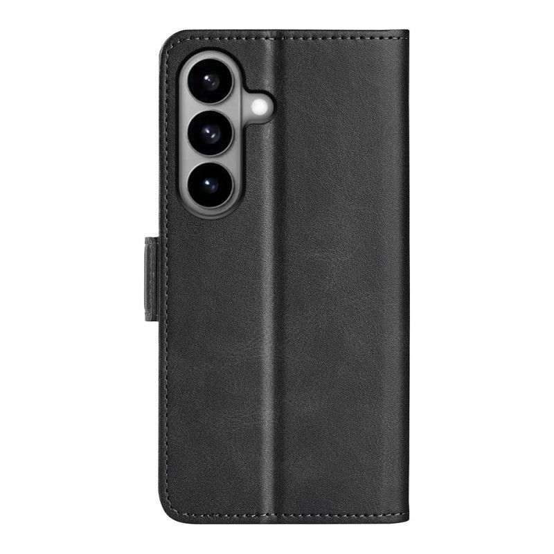 Lærdeksel Folio Deksel Samsung Galaxy S26 Mobildeksel Dobbel Lås