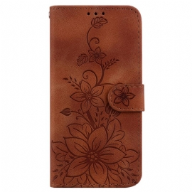 Lærdeksel Folio Deksel Samsung Galaxy S26 Mobildeksel Fleur-de-lis